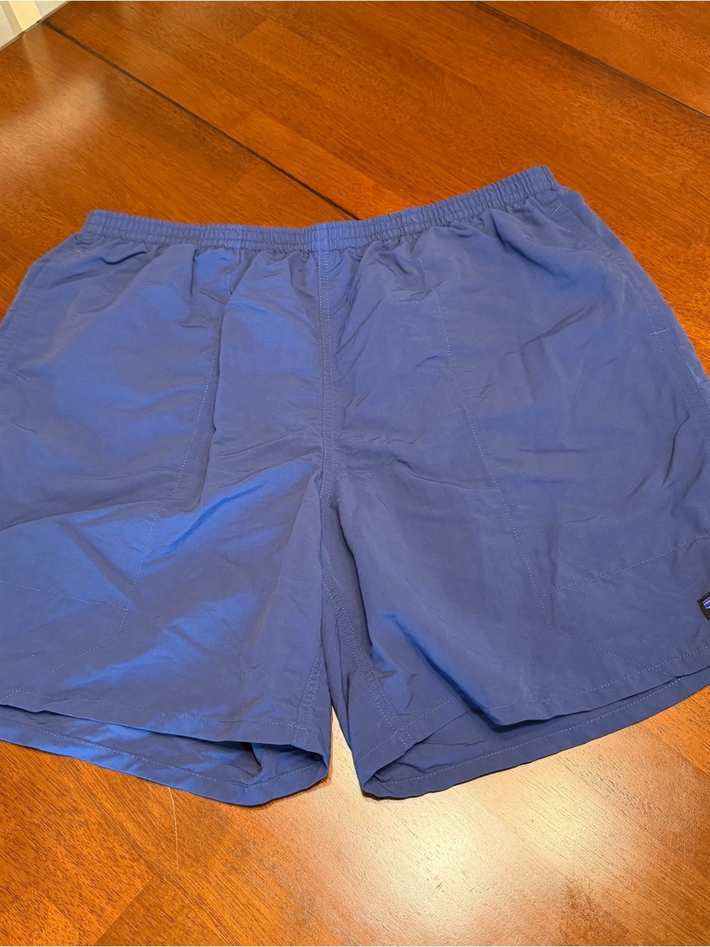 Patagonia Baggies Longs Men’s XL Blue 7” Inseam Shorts Swim Hiking Trail Nylon